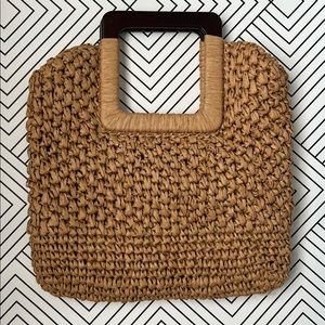 Square Straw Handbag Purse | Handbag | Crossbody